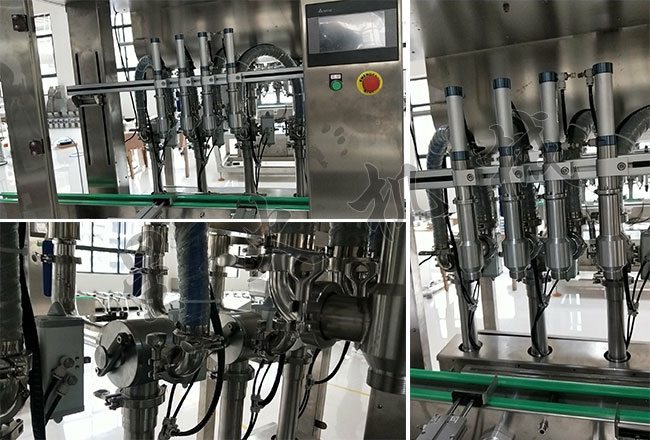 牛肉醬生產線設備灌裝機細節