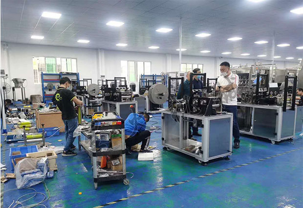 星火南京口罩機器生產廠家南京口罩機生產車江實拍