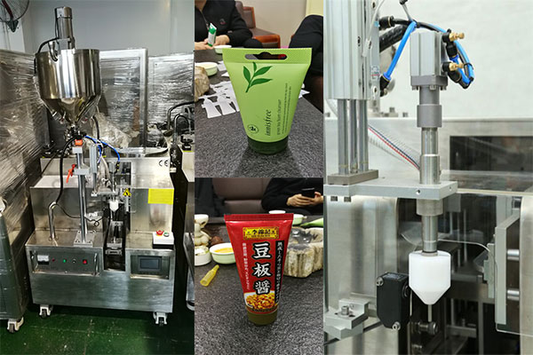 軟管灌裝機細節圖與樣品圖